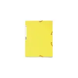 EXACOMPTA Chemise à élastiques en carton lustré, format 24x32 cm, citron