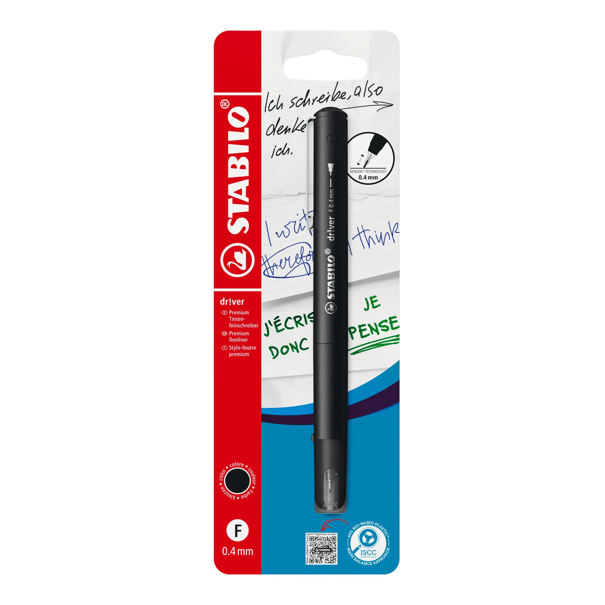 STABILO Stylo Feutre Driver Premium - Noir