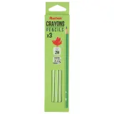 AUCHAN Lot de 3 Crayons Graphite 2H - Plastique