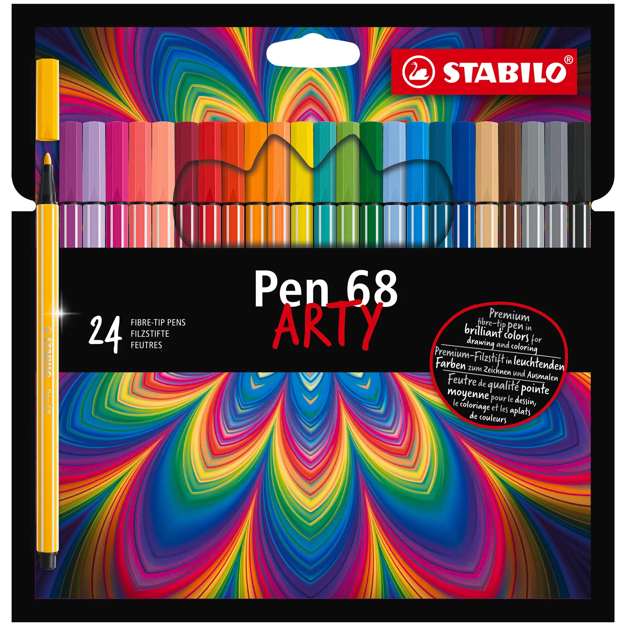 STABILO Feutres x24 Pen 68 Arty