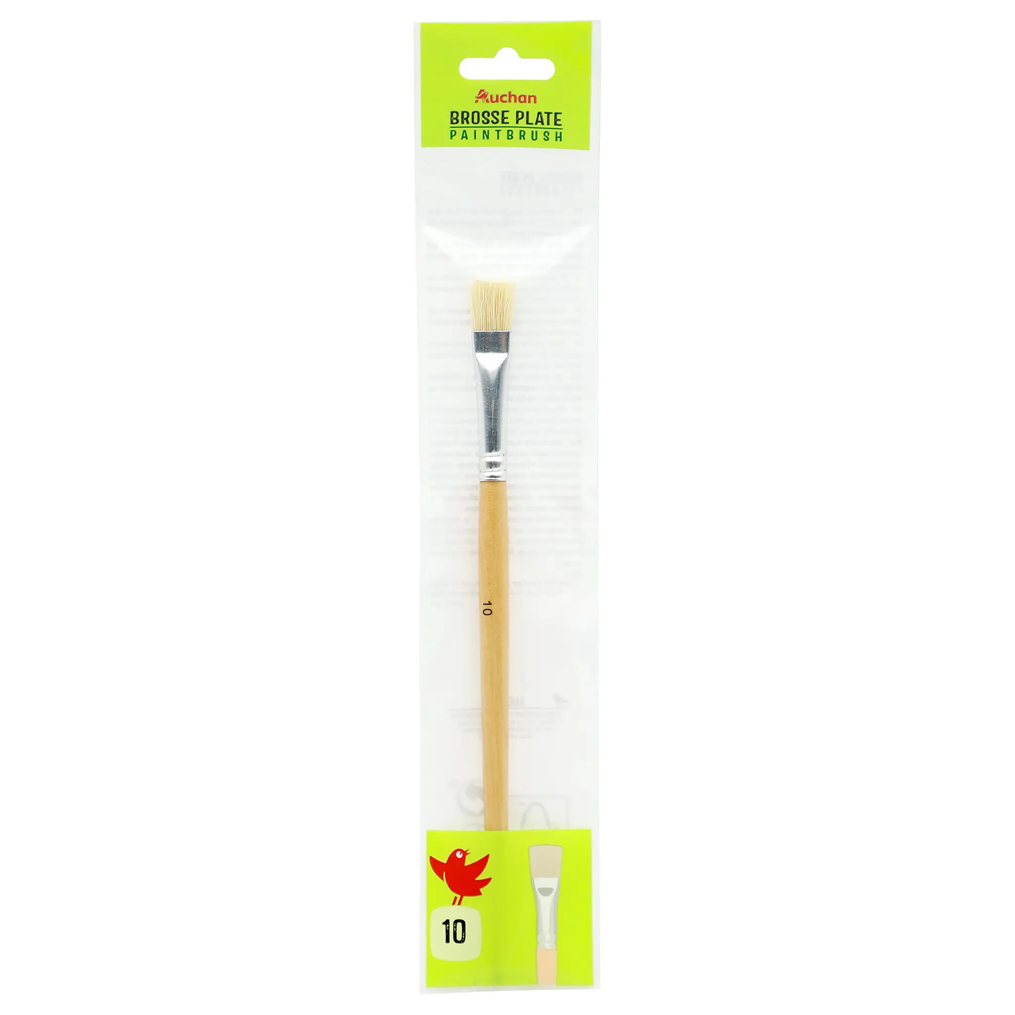 AUCHAN Pinceau Plat N10