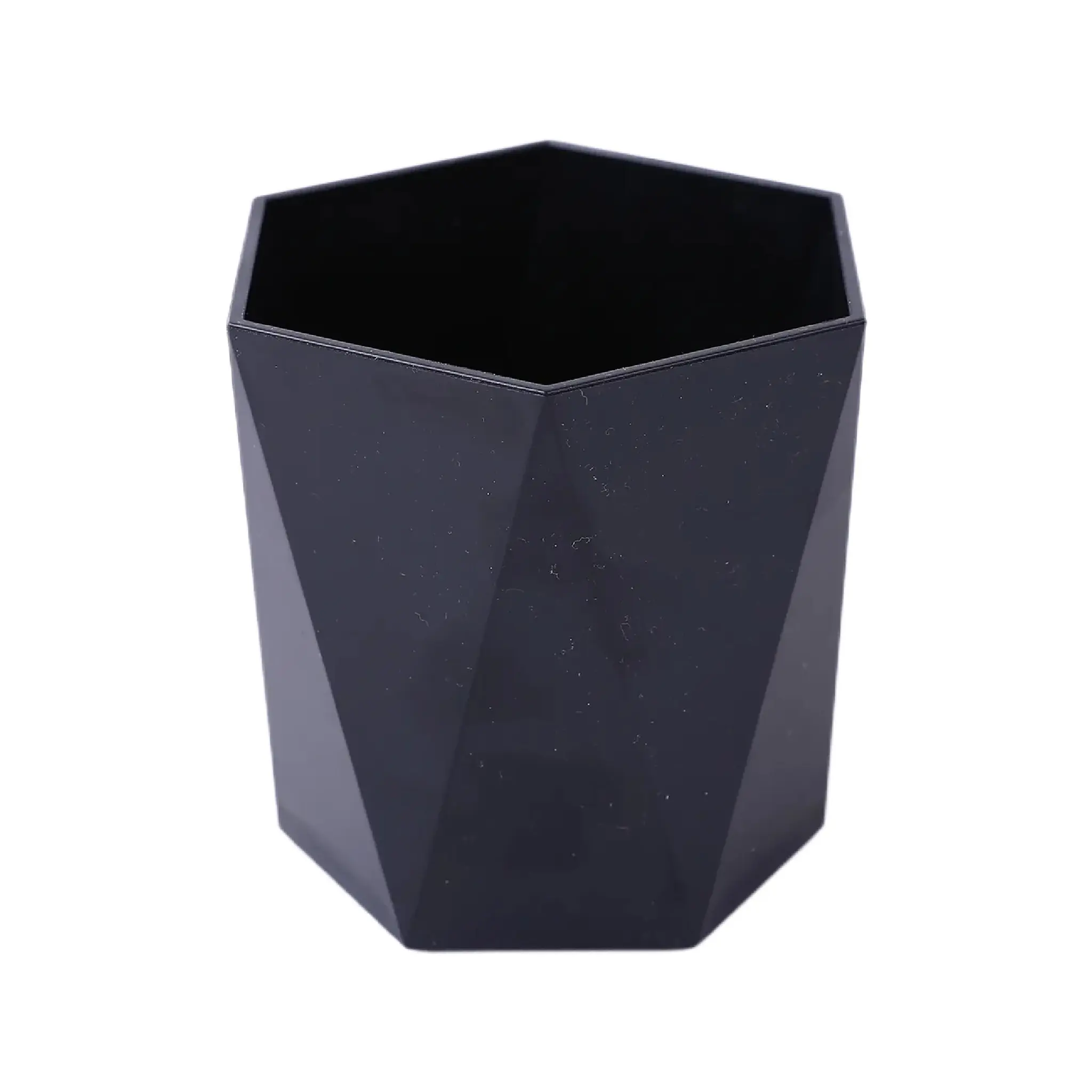 AUCHAN Pot à crayon Plastique - Noir
