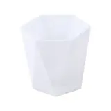 AUCHAN Pot à crayon Plastique - Blanc