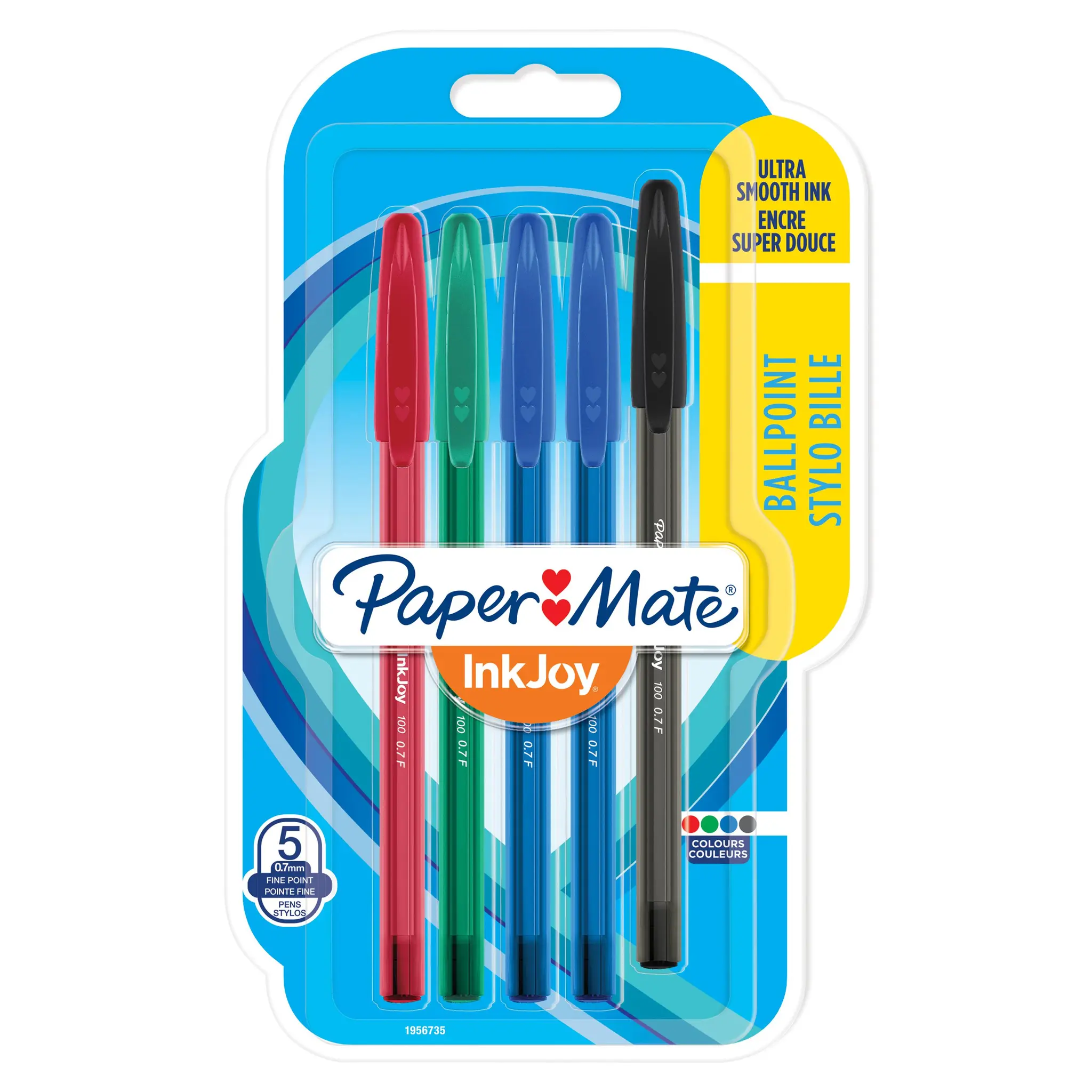 Stylo bille Inkjoy pointe fine 0.7mm Paper Mate