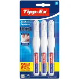 BIC Lot de 3 stylos correcteurs Tipp-ex 8ml Shake'n Squeeze
