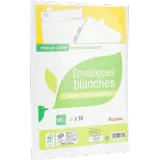 AUCHAN 10 pochettes A4 229x324 VBLC PEF90G  NFE