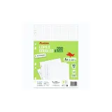 AUCHAN Copies doubles 200 pages, petits carreaux 5x5 perforées, format 21x29,7cm