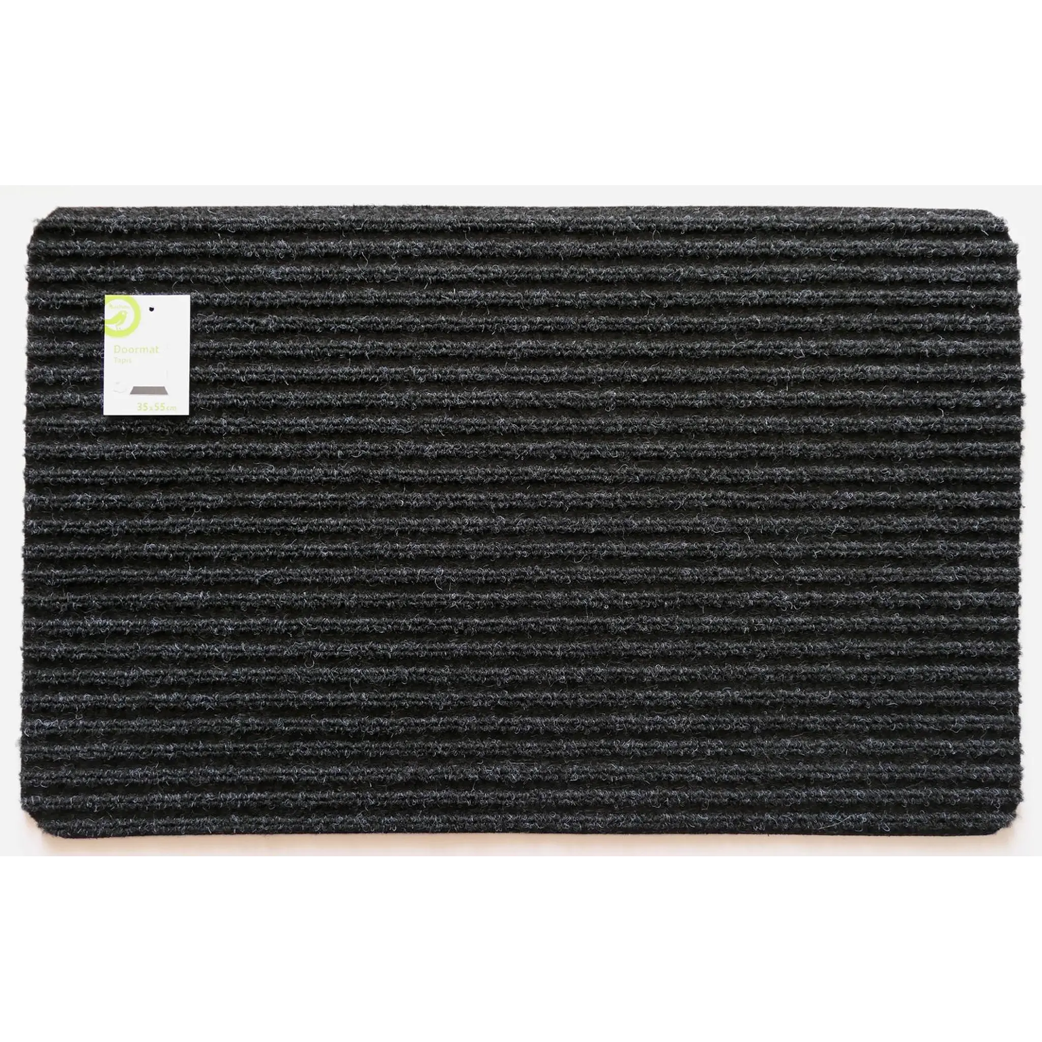 ESSENTIEL Paillasson anti poussière noir 35X55cm