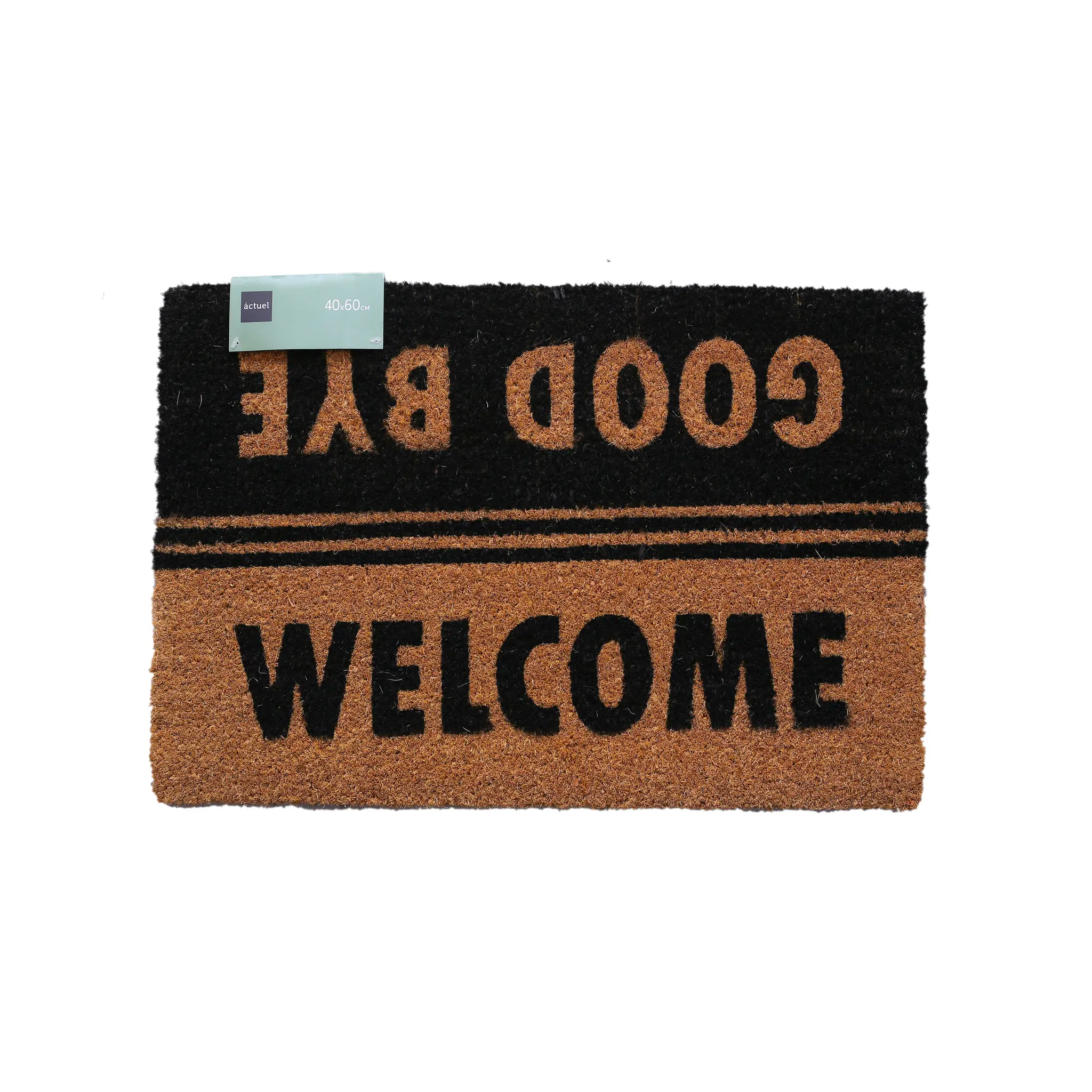 ACTUEL Tapis coco imprime 40cm x 60cm