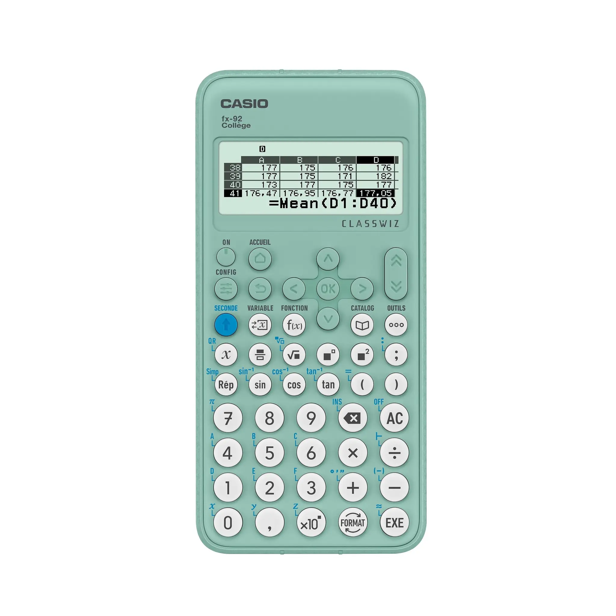 CASIO Calculatrice Scientifique CASIO FX92 COLLEGE