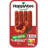 HAPPYVORE Merguez végétales et piquantes