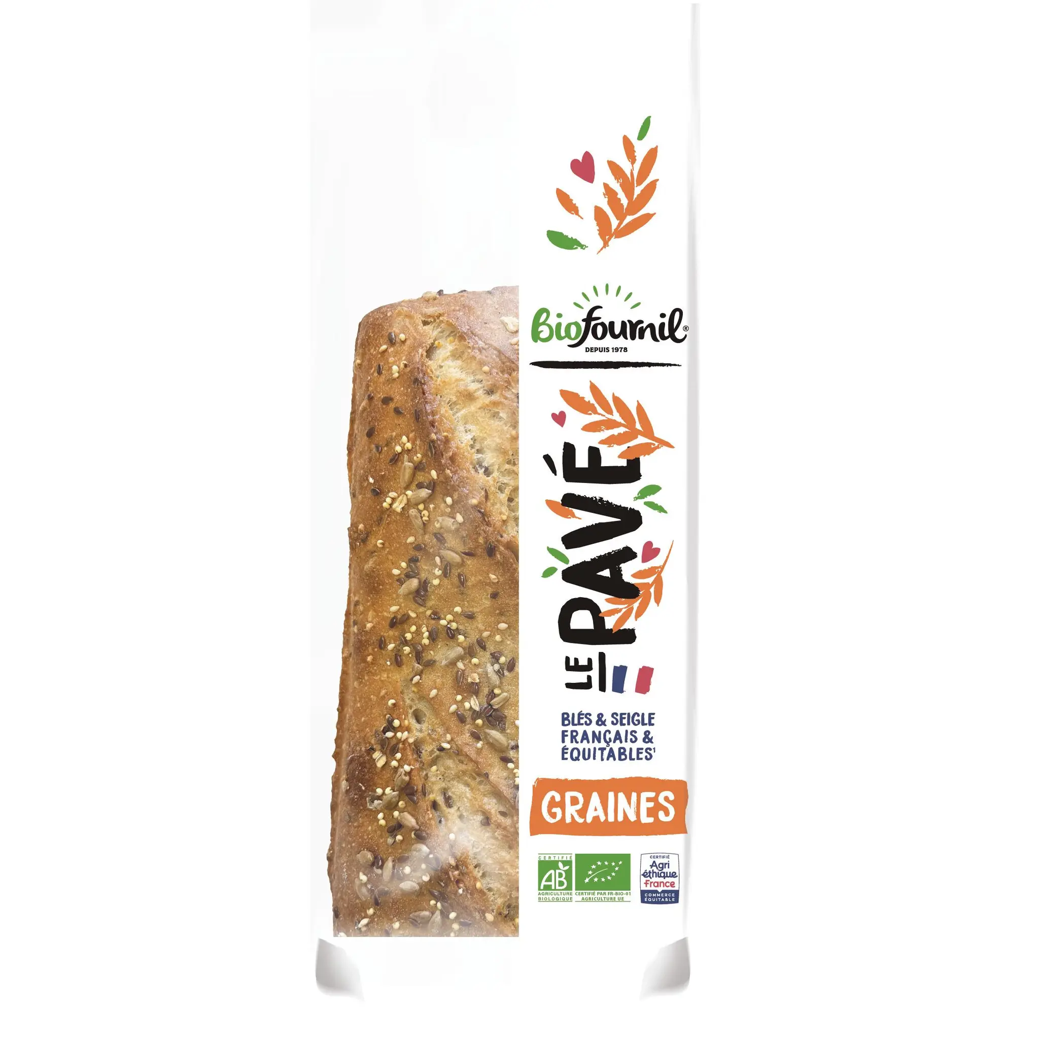 BIO FOURNIL Bio pavé céréales