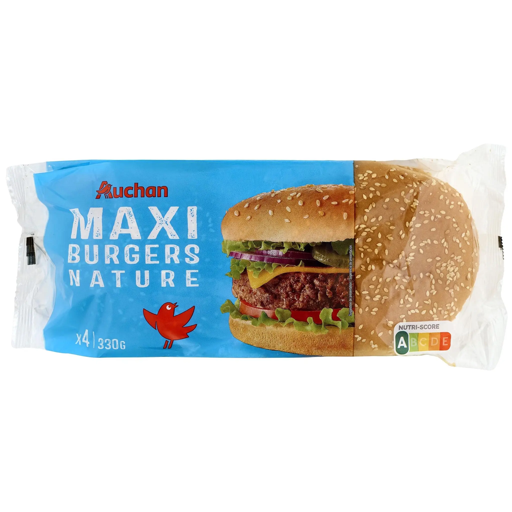 AUCHAN Pain burger maxi classique