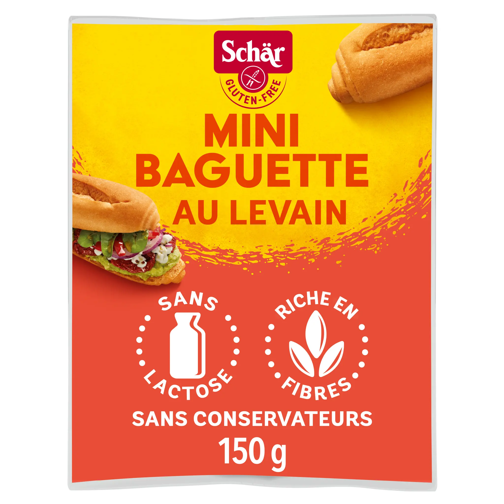 SCHAR Mini baguettes précuites sans gluten
