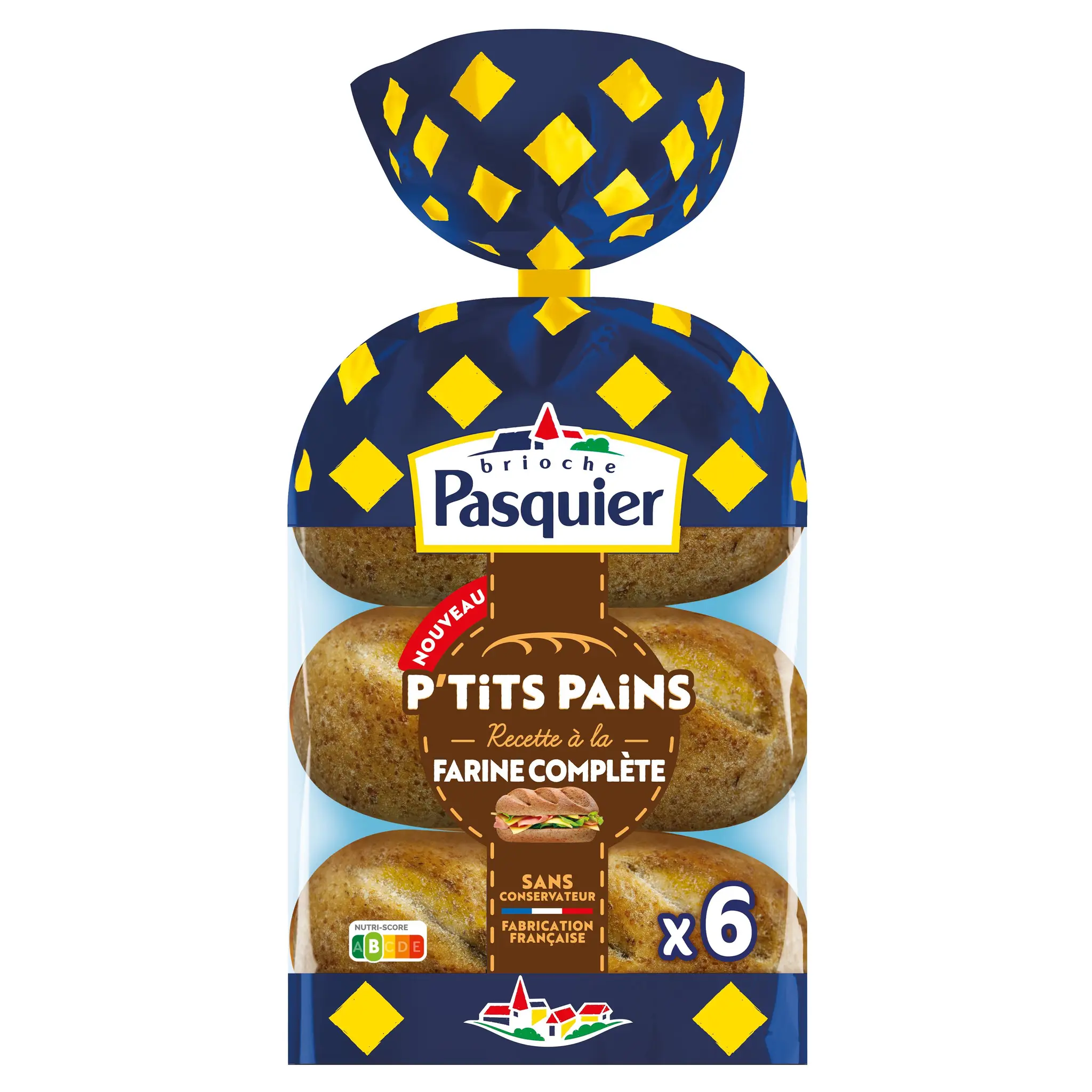 PASQUIER P'tits pains à la farine complète