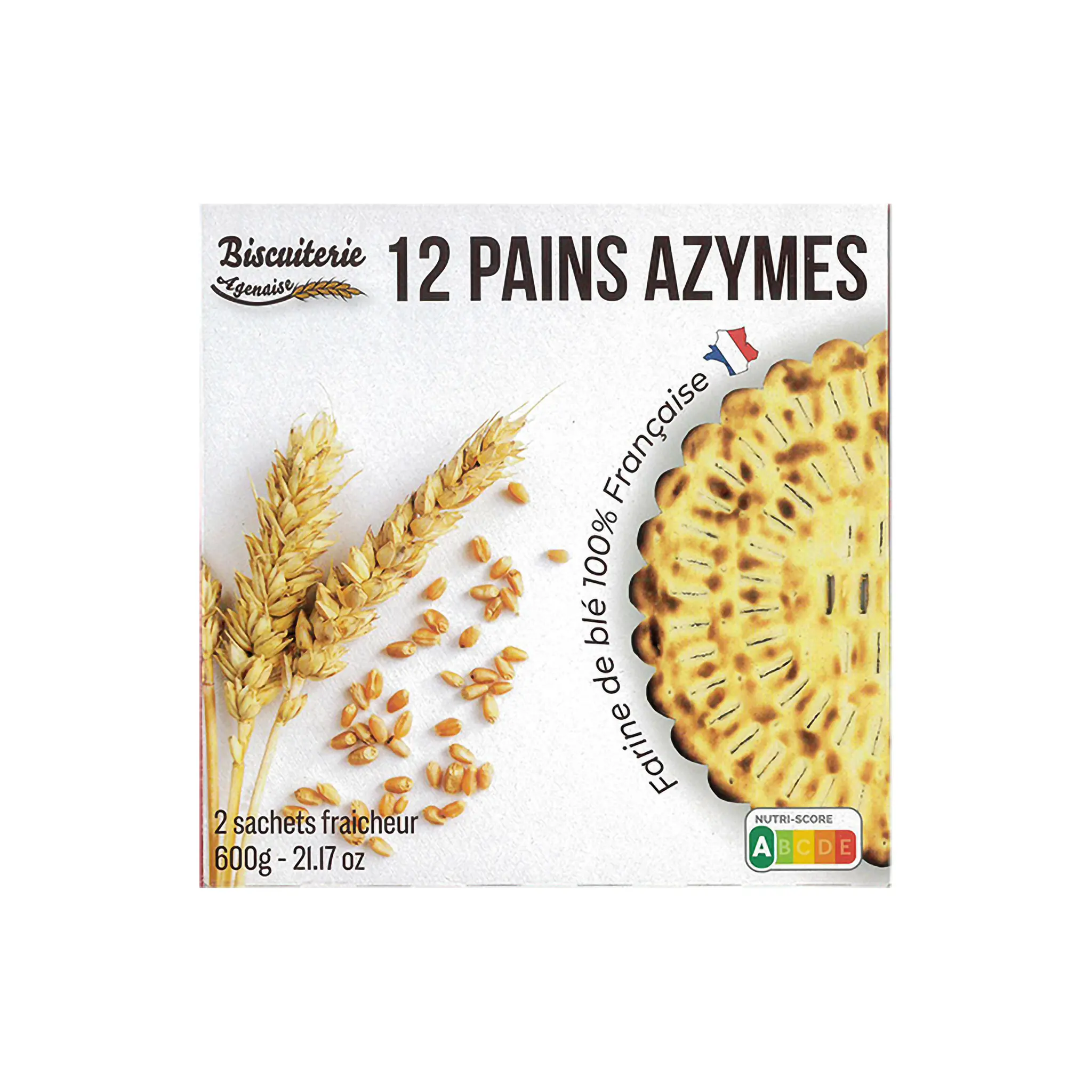 BISCUITERIE D'AGEN Pains azymes croustillants