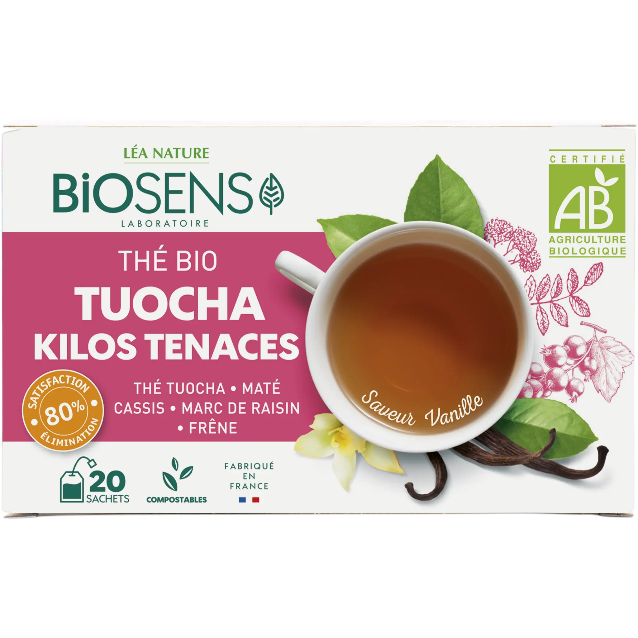 BIOSENS Thé bio tuocha kilos tenaces