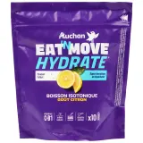 AUCHAN EAT'N MOVE Préparation pour boisson isotonique citron