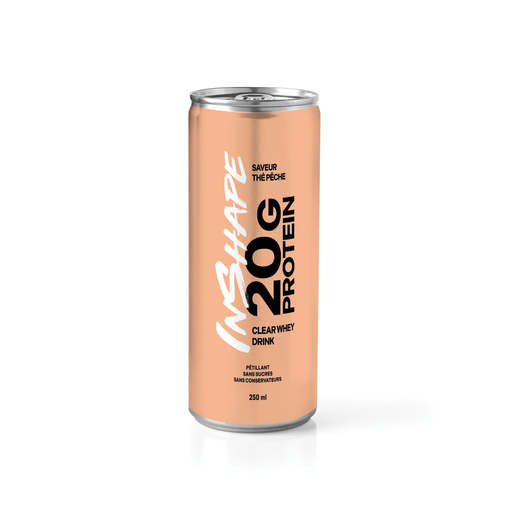 INSHAPE NUTRITION Clear Whey Drink Boisson pétillante saveur thé pêche
