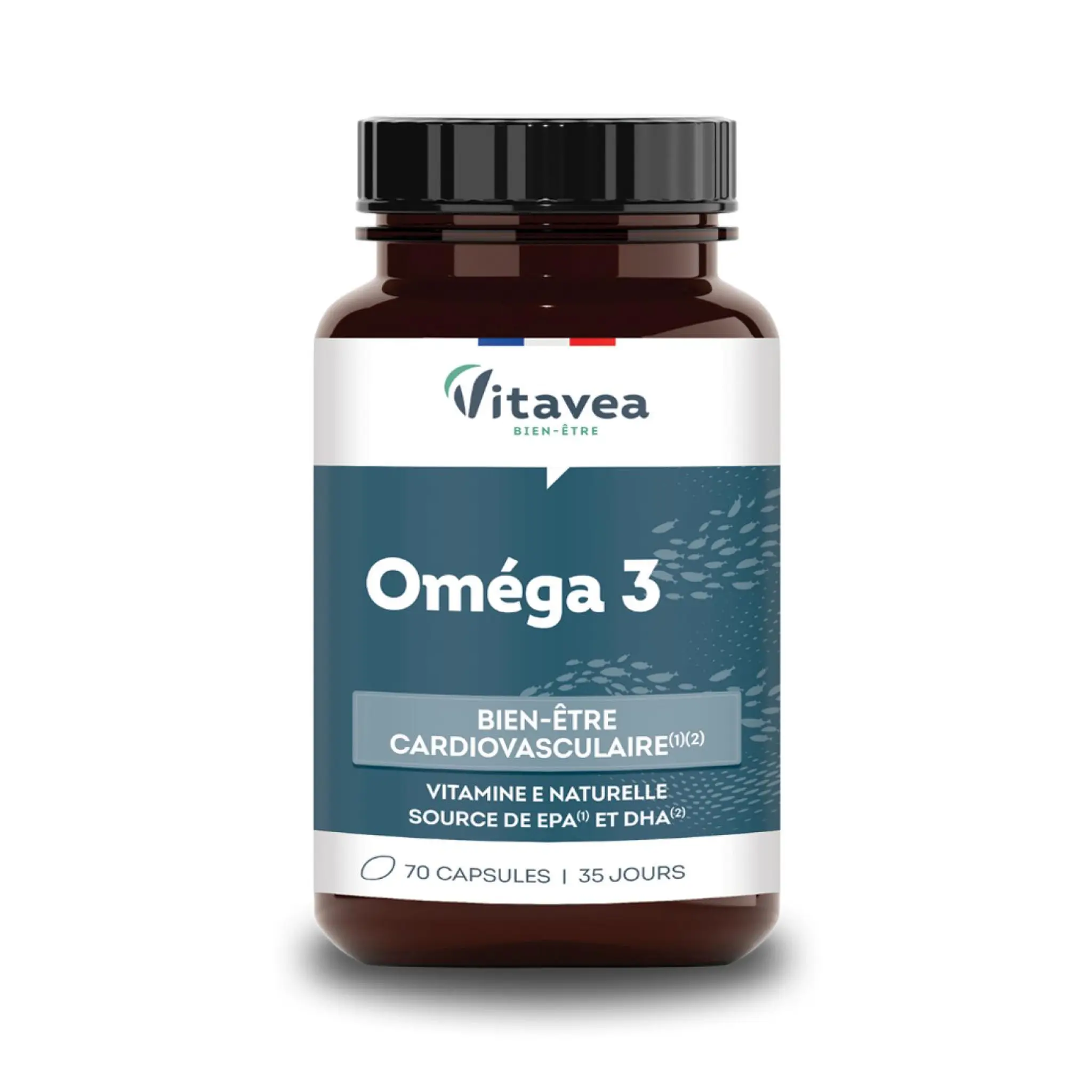 VITAVEA Complément alimentaire Oméga 3 Bien-être cardiovasculaire