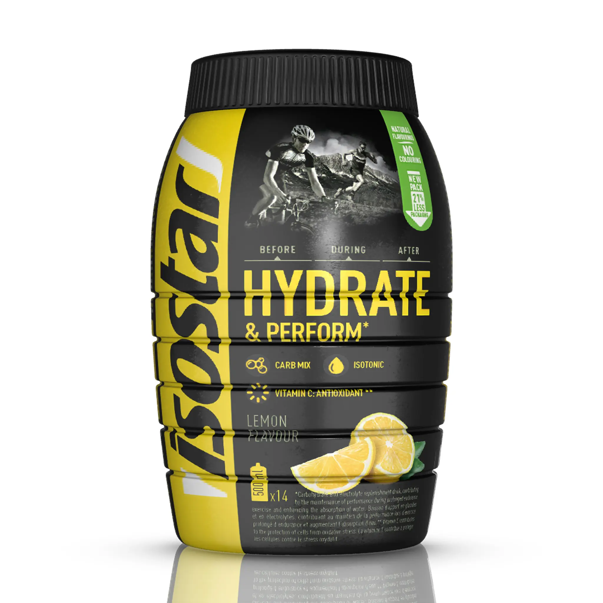 ISOSTAR Préparation en poudre pour boisson Hydrate & Perform saveur citron