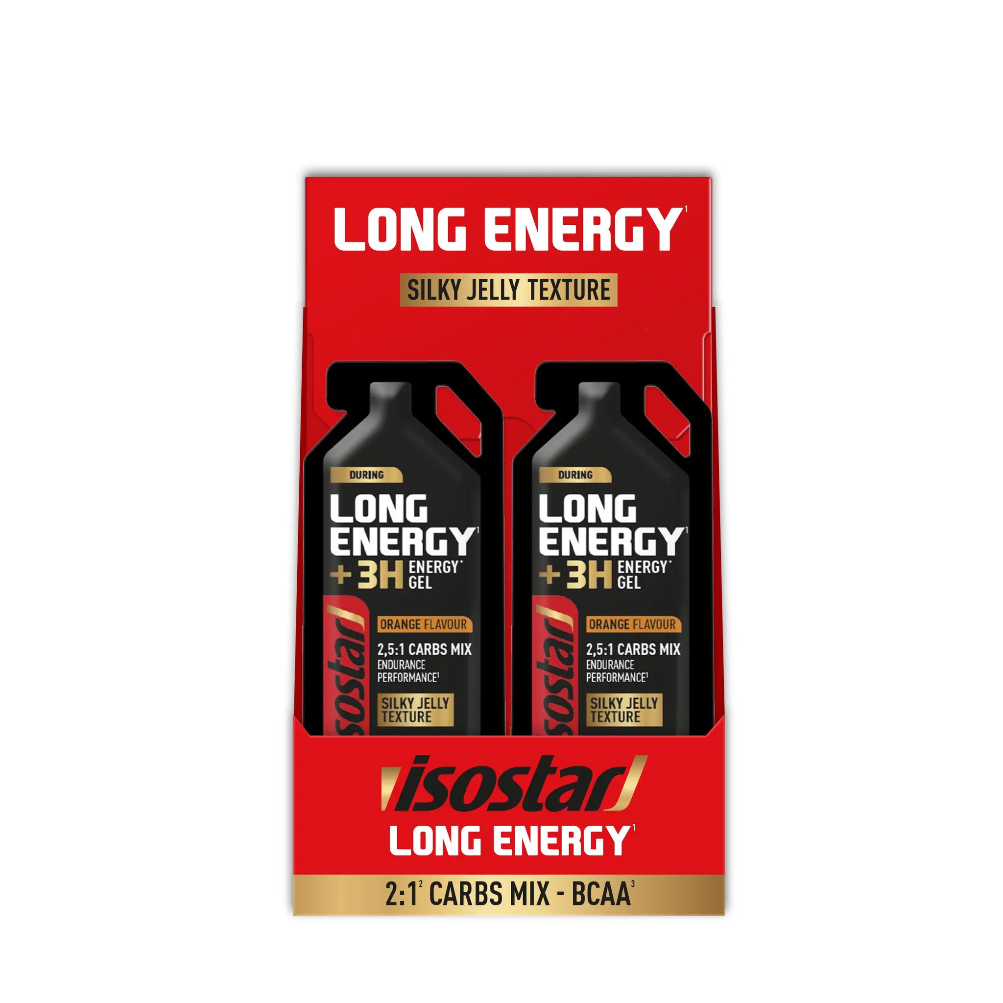 ISOSTAR Gel long energy saveur orange avec BCAA