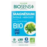 BIOSENS Gélules végétales de magnésium issu de laitue de mer bio