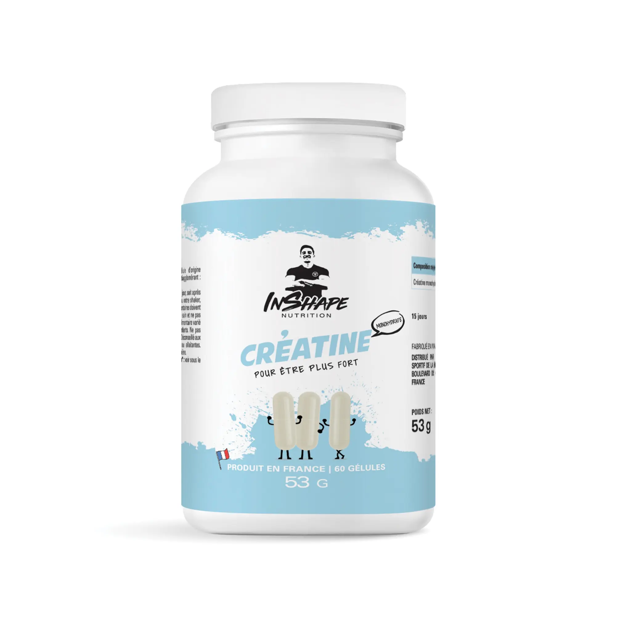 INSHAPE NUTRITION Complément alimentaire Créatine