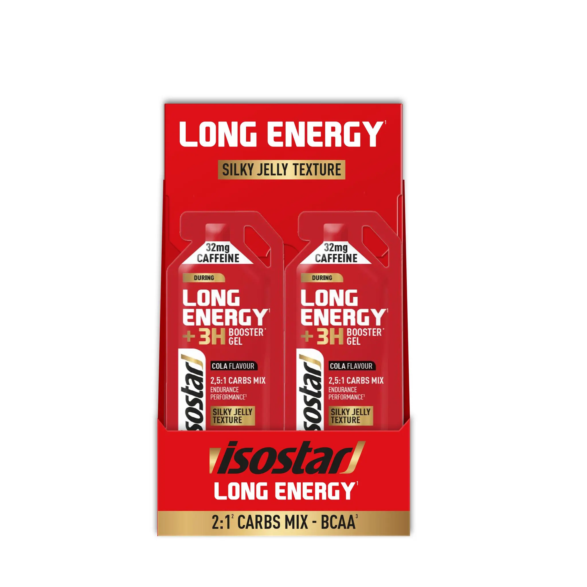 ISOSTAR Gel Long Energy avec caféine et BCAA goût cola