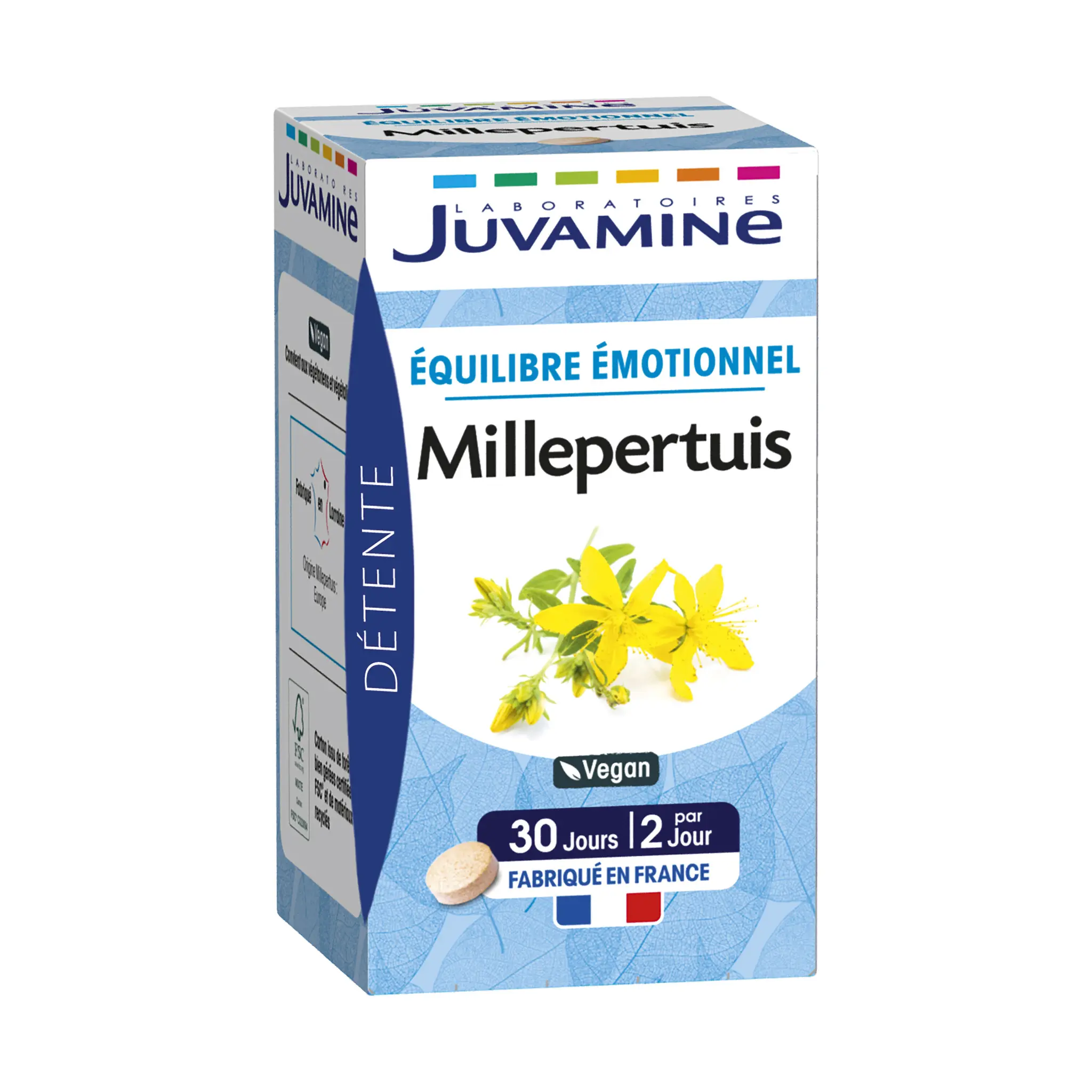 JUVAMINE Comprimés millepertuis équilibre émotionnel