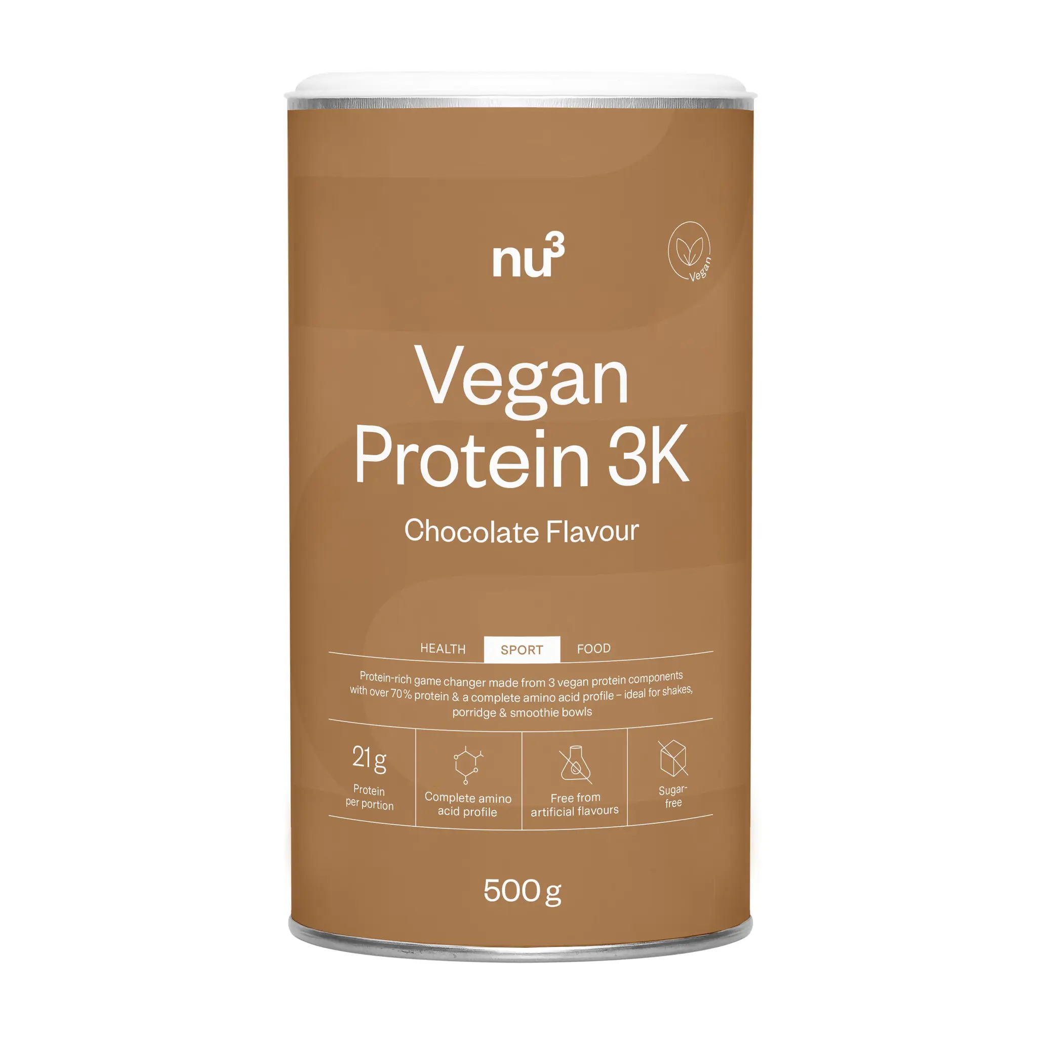 NU3 Protéine végan saveur chocolat