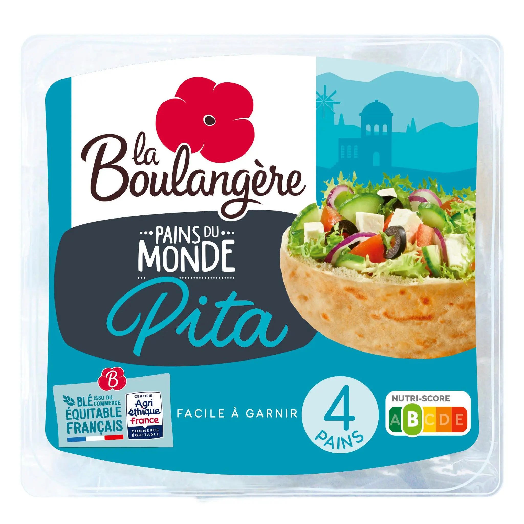 LA BOULANGERE Pains du monde pita à garnir