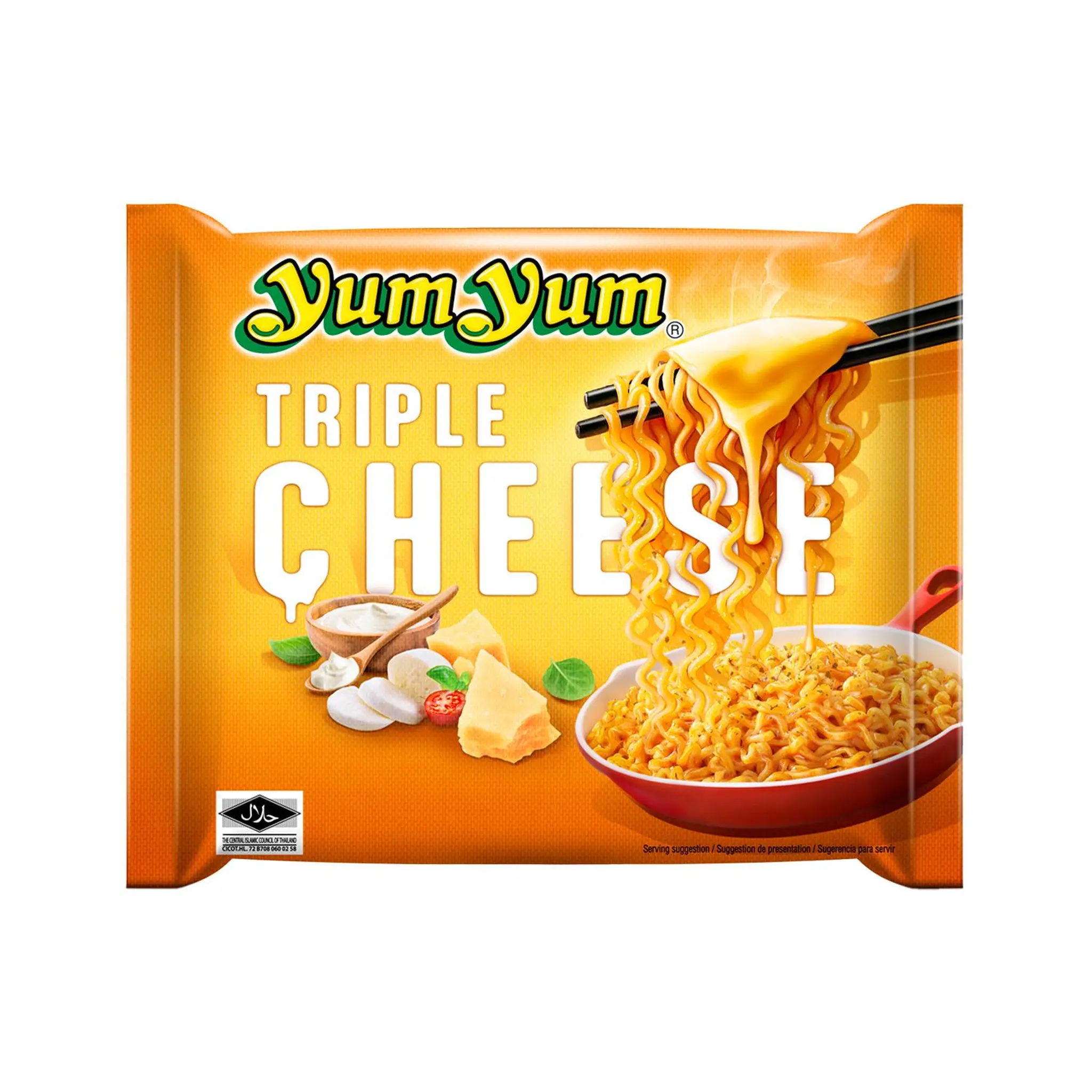 YUM YUM Nouilles instantanées triple cheese