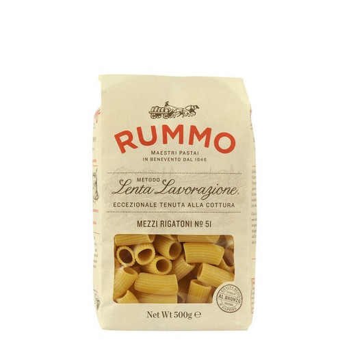 Rummo Pâtes Mezzi Rigatoni n°51 500g