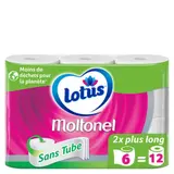 Lotus Papier Toilette Moltonel Sans Tube x6