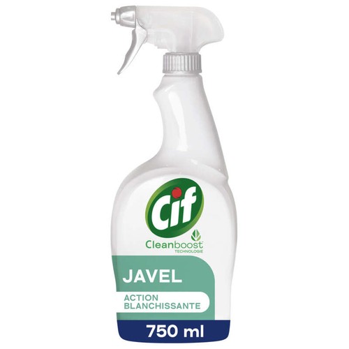 Cif Nettoyant Spray Javel Universel 750ml