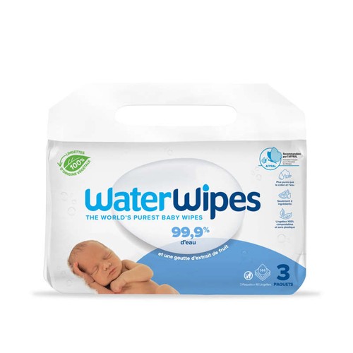 [Para] Waterwipes Lingettes Bébé 48x3