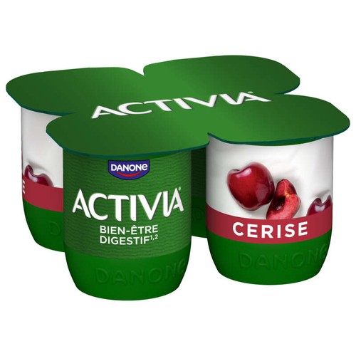 Activia Yaourt aux fruits cerise bifidus 4x125g