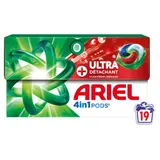 Ariel 4en1 Pods +Ultra Détachant x19 Lavages