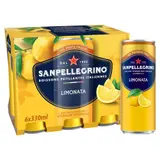 San Pellegrino Eau Gazeuse Aromatisée au Jus de Citron 6x33cl