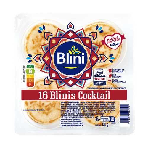 Blini 16 Blinis Cocktails 135g