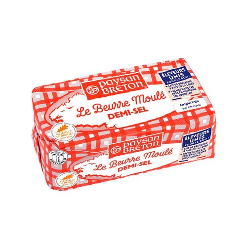 Paysan Breton Beurre Moulé Demi-sel 500g