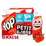 Yoplait Ptit Yop Fraise Yaourt à Boire Bouteilles 6x180g