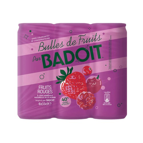 Badoit fruits Rouges 6x33cl