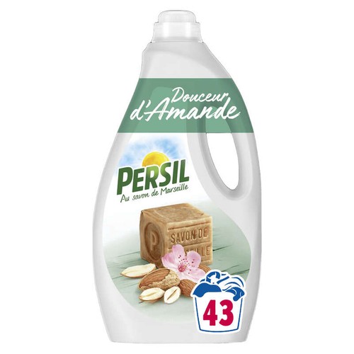 Persil Lessive Liquide Douceur d'Amande 43 Lavages