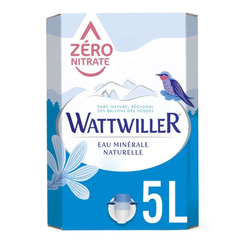 Wattwiller Fontaine d'Eau Minérale Naturelle 5L