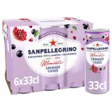 San Pellegrino Eau Gazeuse Aromatisée Grenade Cassis 6x33cl