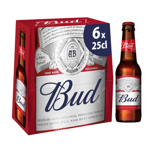 Bud Bière 6x25cl