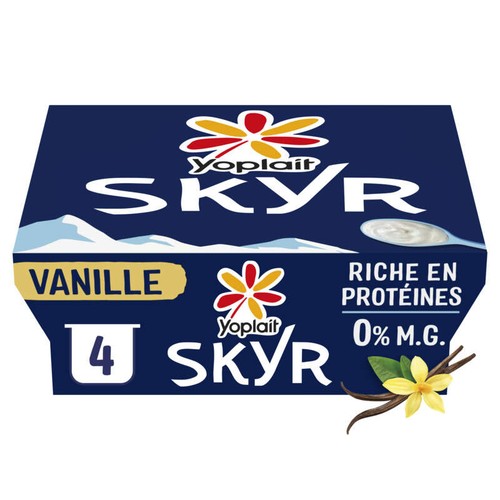 Skyr Yoplait vanille 4x100g