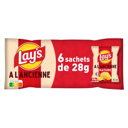 Lay's Chips Multipack à l'Ancienne Nature 6x28g